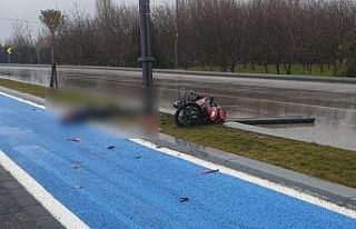 Balıkesir’de motosiklet sürücüsü feci şekilde...