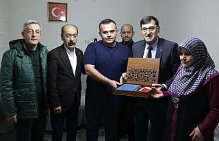 Başkan Eyüp Kahveci’den şehit ailesine anlamlı...