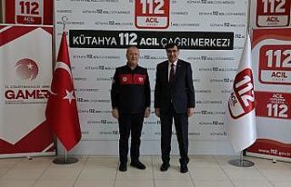 Başkan Kahveci’den 112 Acil Çağrı Merkezi’ne...