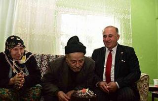 Başkan Kaya’dan 100. yaş sürprizi