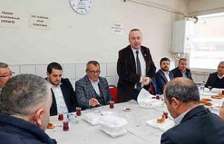 Başkan Yalım esnaflarla bir araya geldi