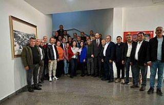 Başkan Zencirci ve muhtarlar, Çerçioğlu ile görüştü