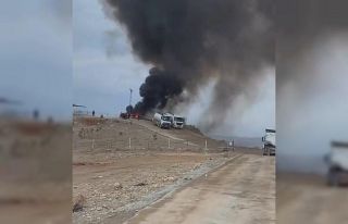 Batman’da atık petrol havuzunda yangın