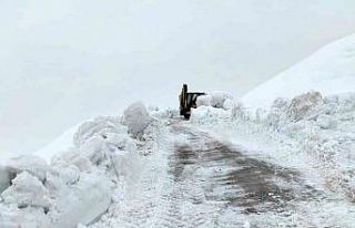 Batman’da karla kaplı köy yolları ulaşıma açıldı