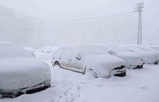 Besni’de kar kalınlığı 20 santime ulaştı