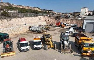 Bilecik Belediye ekipleri kışa hazırlıklı