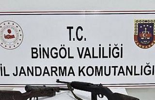 Bingöl’de 6 tüfek ele geçirildi