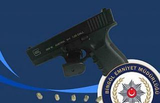 Bingöl’de ruhsatsız silah ele geçirildi