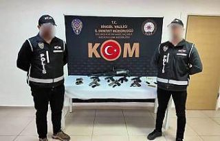 Bingöl’de ruhsatsız silah operasyonu: 4 şüpheli...