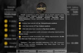 Bingöl’de uyuşturucu operasyonu: 1 tutuklama