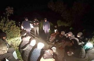 Bodrum’da 17 düzensiz göçmen yakalandı