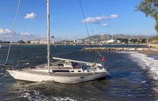 Bodrum’da fırtına devam ediyor