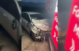 Bolu’da iki otomobil çarpıştı: 1 yaralı
