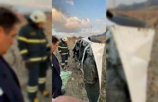 Burdur’da kontrolden çıkan otomobil takla atıp...