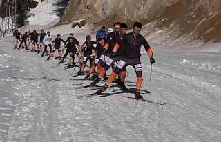 Çamlıhemşinli sporcular Ayder Yaylası’nda olimpiyatlara...