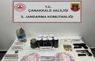 Çanakkale’de uyuşturucu operasyonuna 2 tutuklama