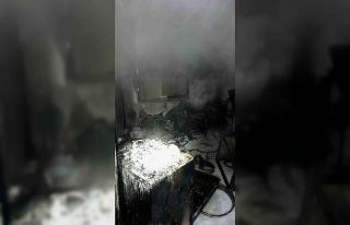 Çatı katında çıkan yangın korkuttu