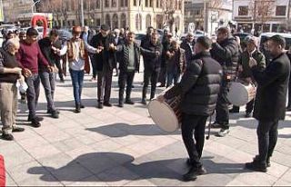 Çorum’da davulcular Ramazanın gelişini halay...