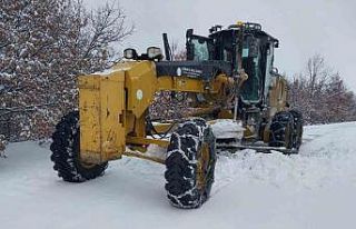 Çorum’da karla mücadele seferberliği