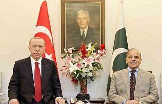 Cumhurbaşkanı Erdoğan, Pakistan Başbakanı Şerif...