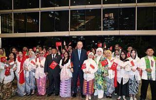 Cumhurbaşkanı Erdoğan’a Endonezya’da sevgi...