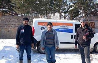 Damızlık Birliği personelini kar durdurmadı, hizmetler...