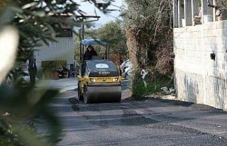 Defne Belediyesi, Çardaklı Mahallesi’nde asfalt...