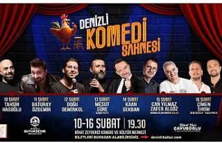 Denizli’de kahkaha fırtınası başlıyor