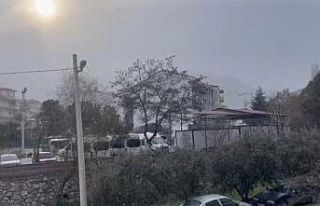 Denizli’nin yüksek kesimlerinde kar yağışı...