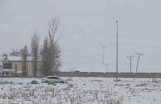 Diyadin’de dondurucu soğuk etkisini sürdürüyor