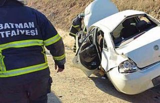 Diyarbakır’da otomobil takla attı: 6 yaralı