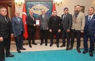 Dünya Türk Birliği’nden Bursa Valisi Ayyıldız’a...