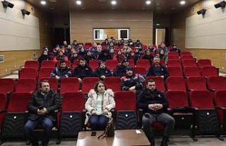 Düzce Belediyesi personeline iş güvenliği eğitimi