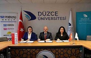 Düzce Üniversitesi sanayi iş birliklerine devam...