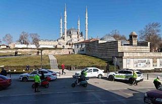 Edirne’de motosiklet sürücülerine sıkı denetim