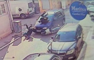 Edirne’de otomobil ile motosiklettin çarpışma...