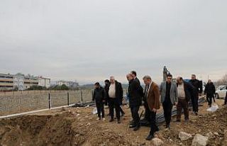 Edremit Çayı üzerine yeni köprü hızla ilerliyor