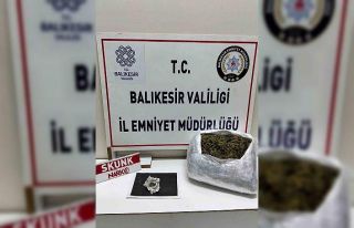 Edremit’te 696 gram uyuşturucu ele geçirildi