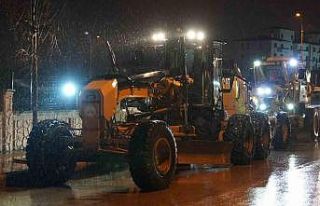 Elazığ Belediyesi karla mücadeleye hazır