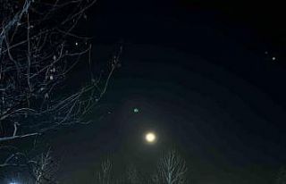 Elazığ’da dolunay görsel şölen sundu