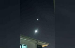 Elazığ’da gökyüzünde görsel şölen