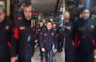 Elazığ’da itfaiye ekiplerinden denetim