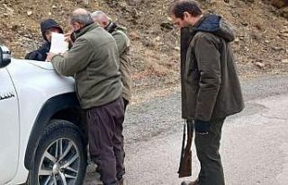 Elazığ’da yasa dışı avcılık yapan 7 kişiye...