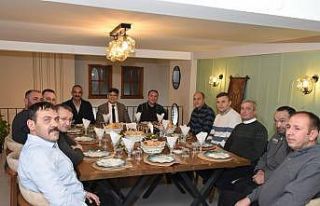 Emekli olan personellerle yemek