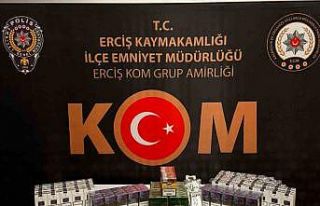 Erciş’te kaçakçılık operasyonu