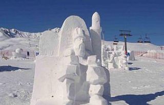 Erciyes’te kar uluslararası sanata dönüşecek