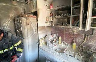 Erzincan’da ev yangını