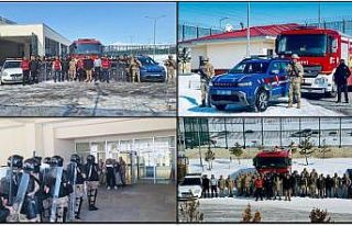 Erzurum’da krizlere müdahale tatbikatı