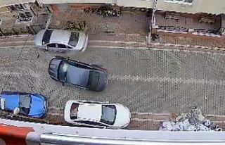 Esenyurt’ta sokak arasında hızla dönen araç...