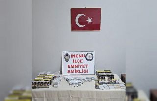 Eskişehir’de iş yerine sahte sigara baskını